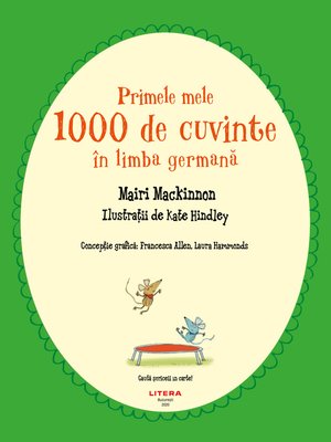 cover image of Primele mele 1000 de cuvinte în limba germană